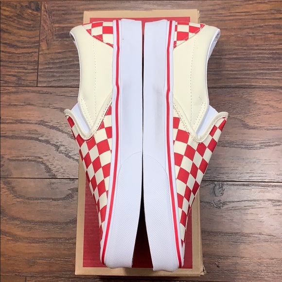 VANS CLASSIC SLIP-ON (Primary Check) Ring Red wmns - Picture 11 of 16